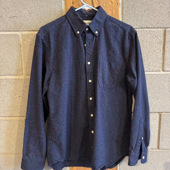 Taylor Stitch Jack Shirt - Navy Donegal (Size M/40; Like New) - Picture 2 of 7